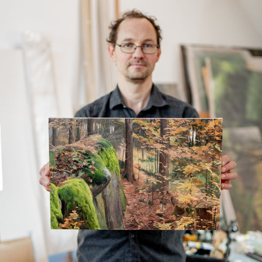 Zdeněk Daněk | Barevná kompozice (Jizerské hory) - ORIGINÁL