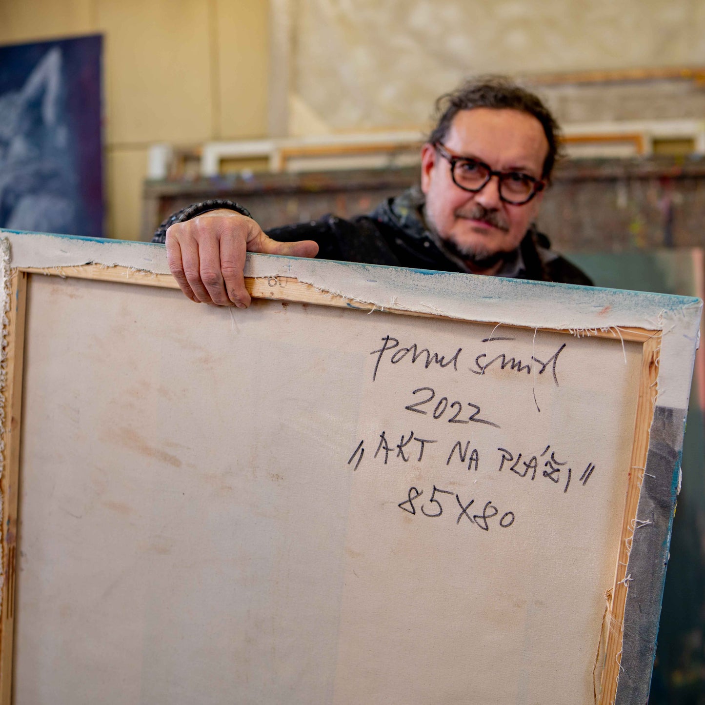 Pavel Šmíd | Akt na pláži - ORIGINÁL